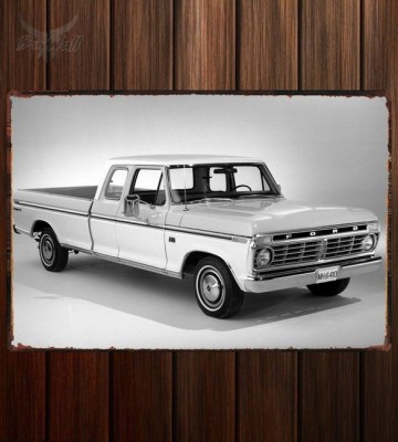 Металлическая табличка Ford F-100 Ranger XLT Super Cab